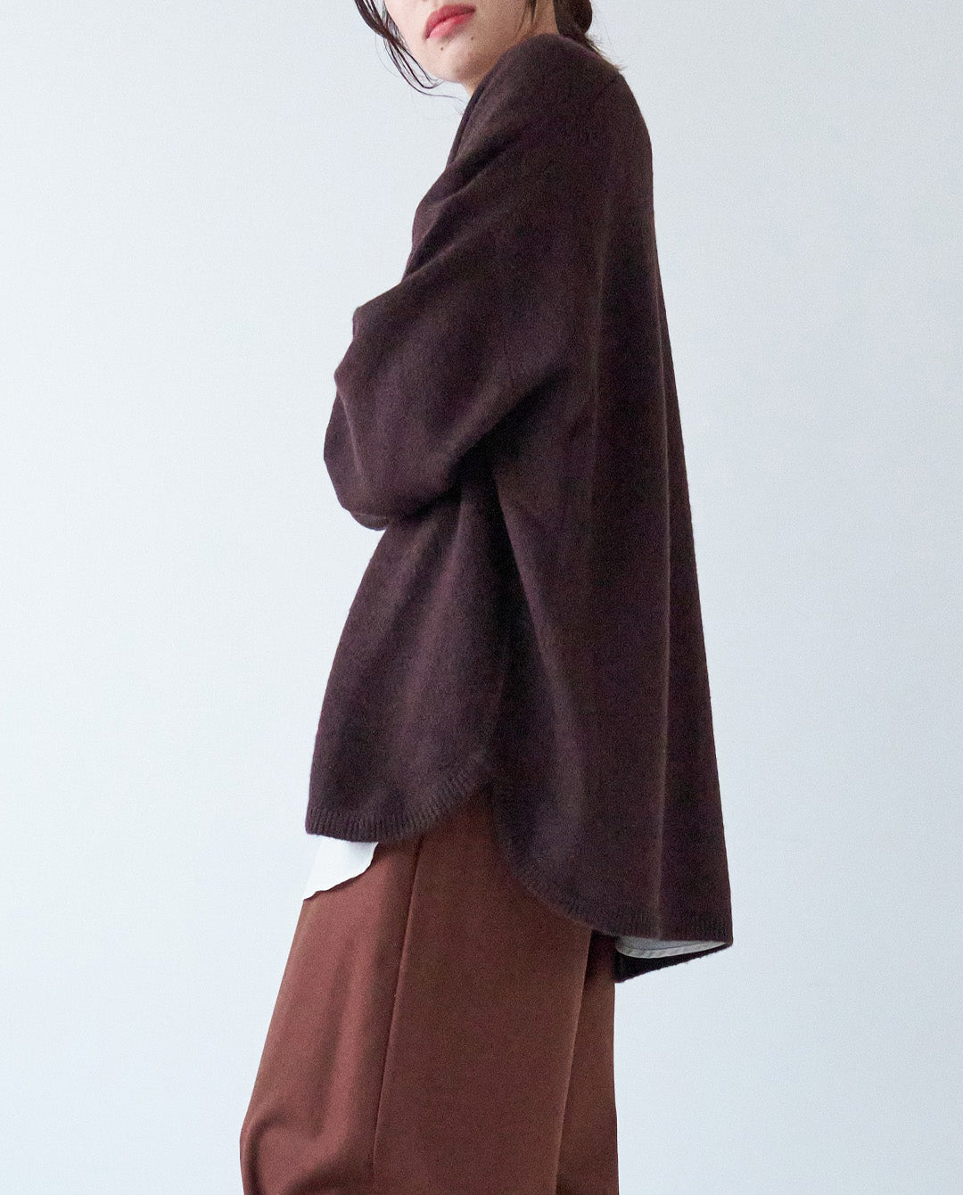 ヘンリーネックニットプルオーバー