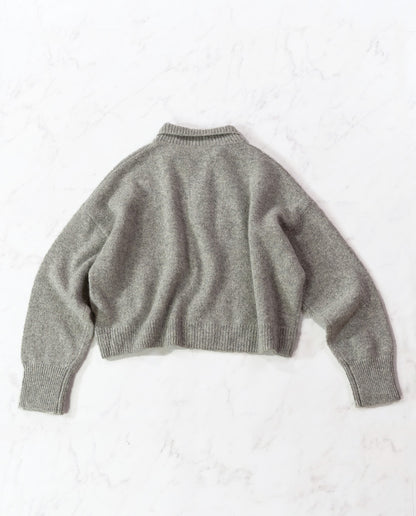 襟付きショートニット