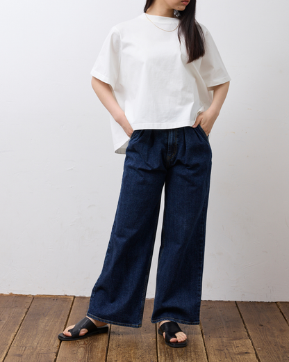 【KAIHARA】フロントタックバギーデニム