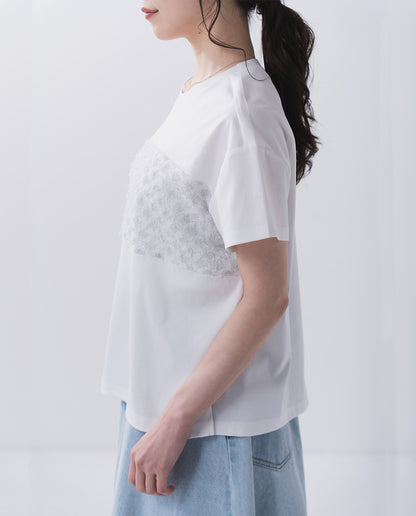 ラメフリンジＴシャツ