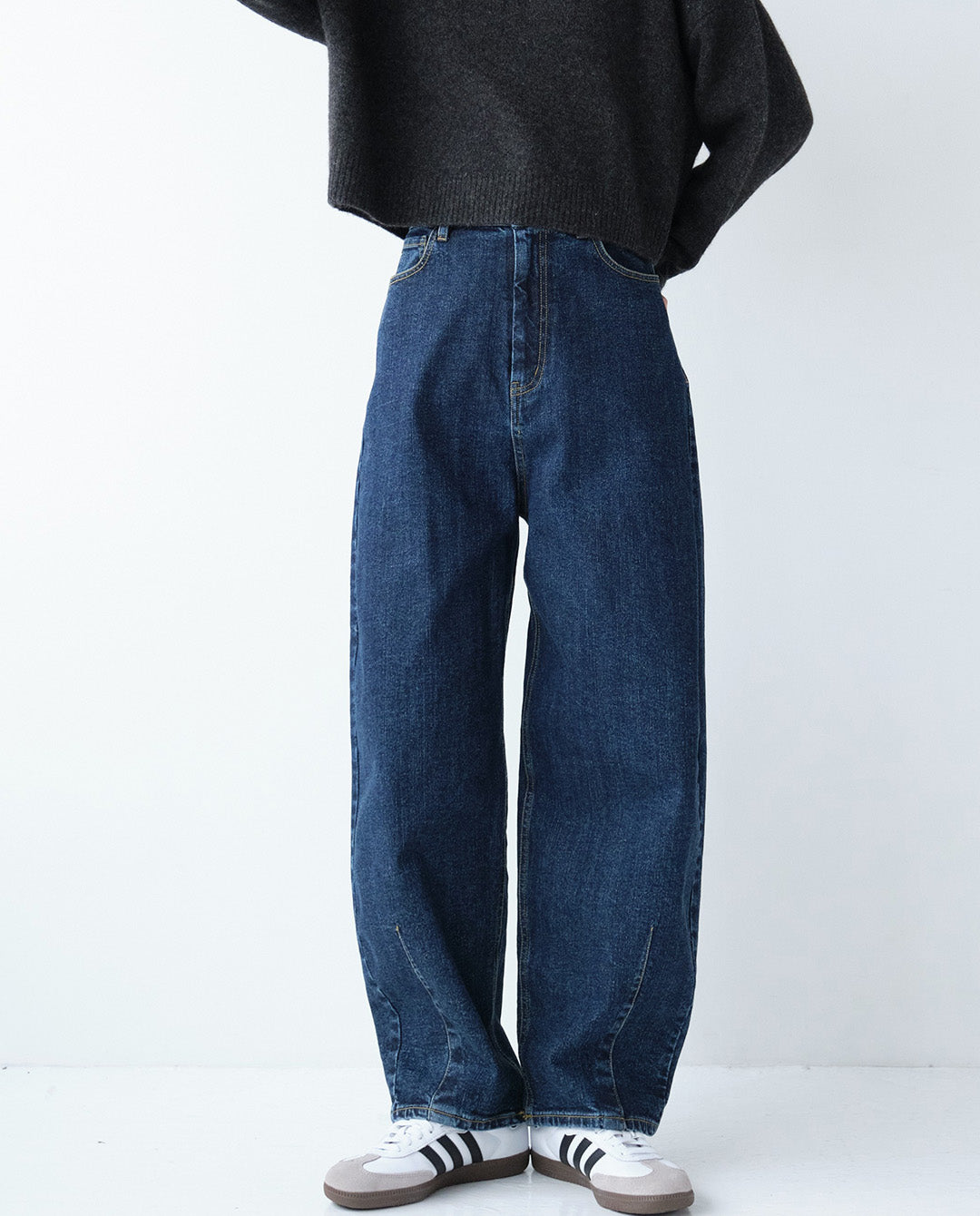 【KAIHARA】カーブデニムパンツ