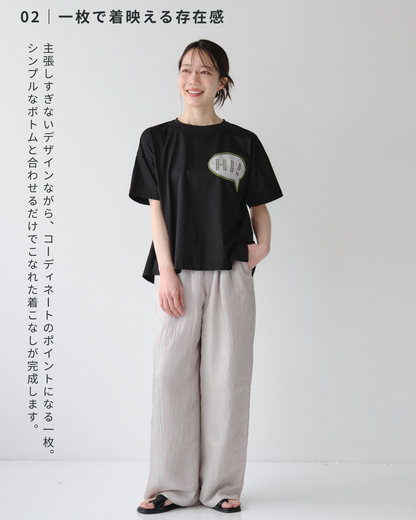 立体刺繍Tシャツ
