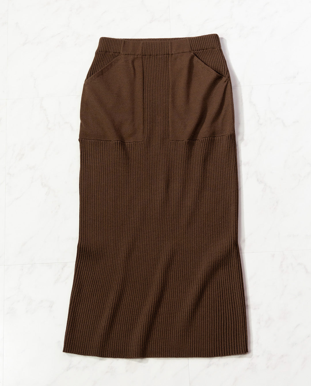 リブニットスカート