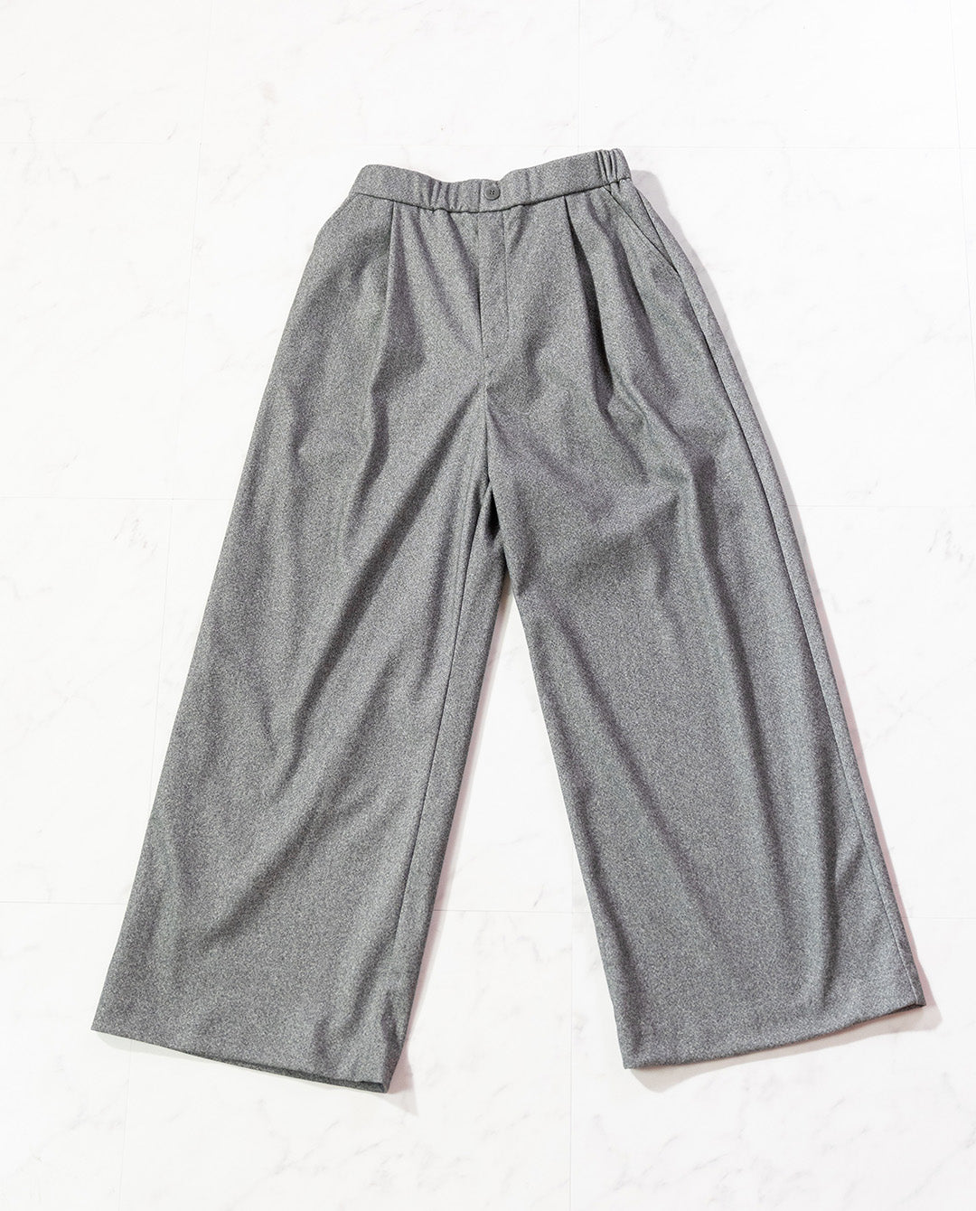 ウールライクワイドパンツ
