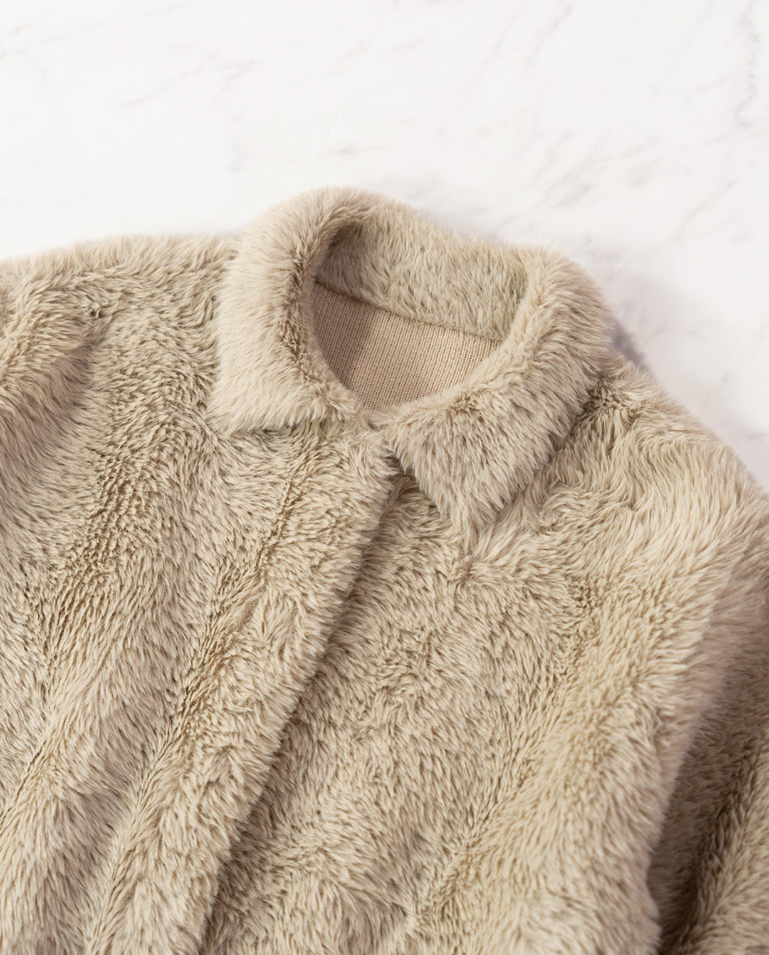 フェザーニットジャケット