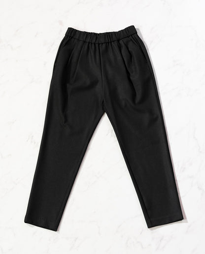 両面起毛テーパードパンツ