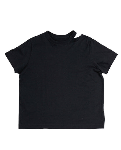 スリットネックTシャツ