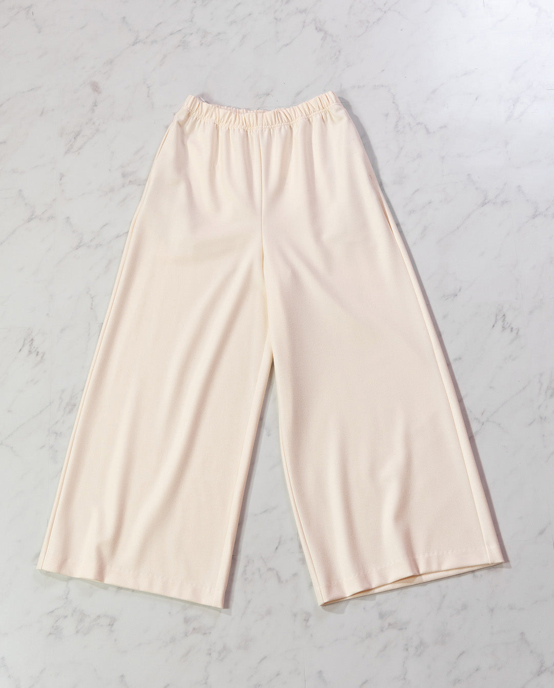 両面起毛イージーワイドパンツ