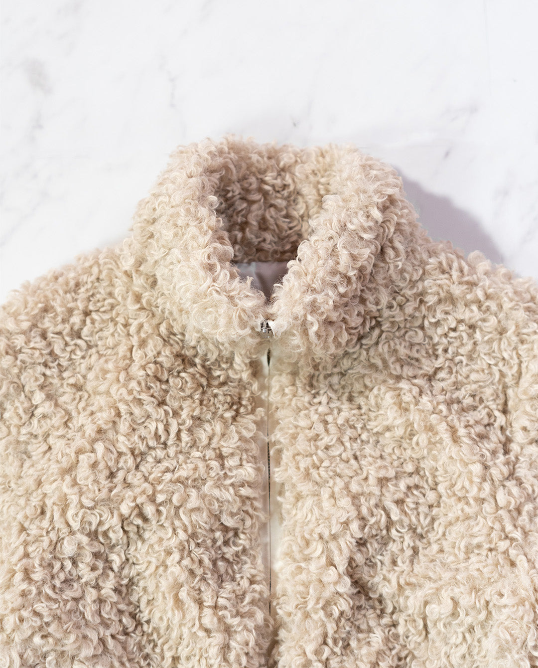 ループファーショートブルゾン