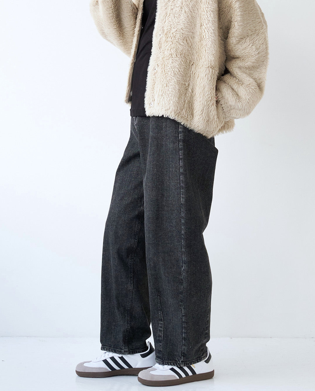 【KAIHARA】カーブデニムパンツ