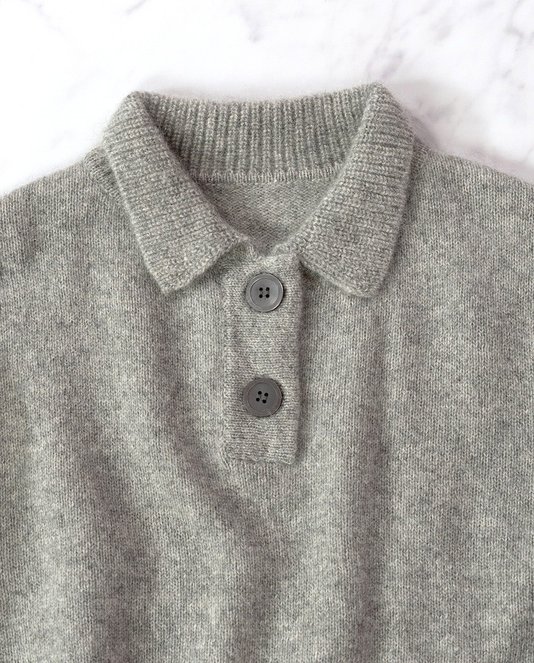 襟付きショートニット