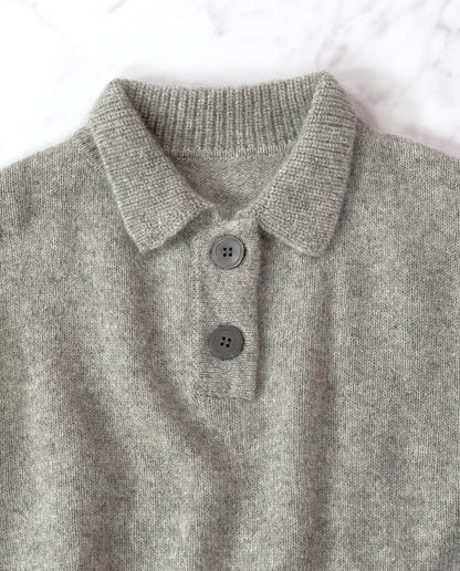 襟付きショートニット