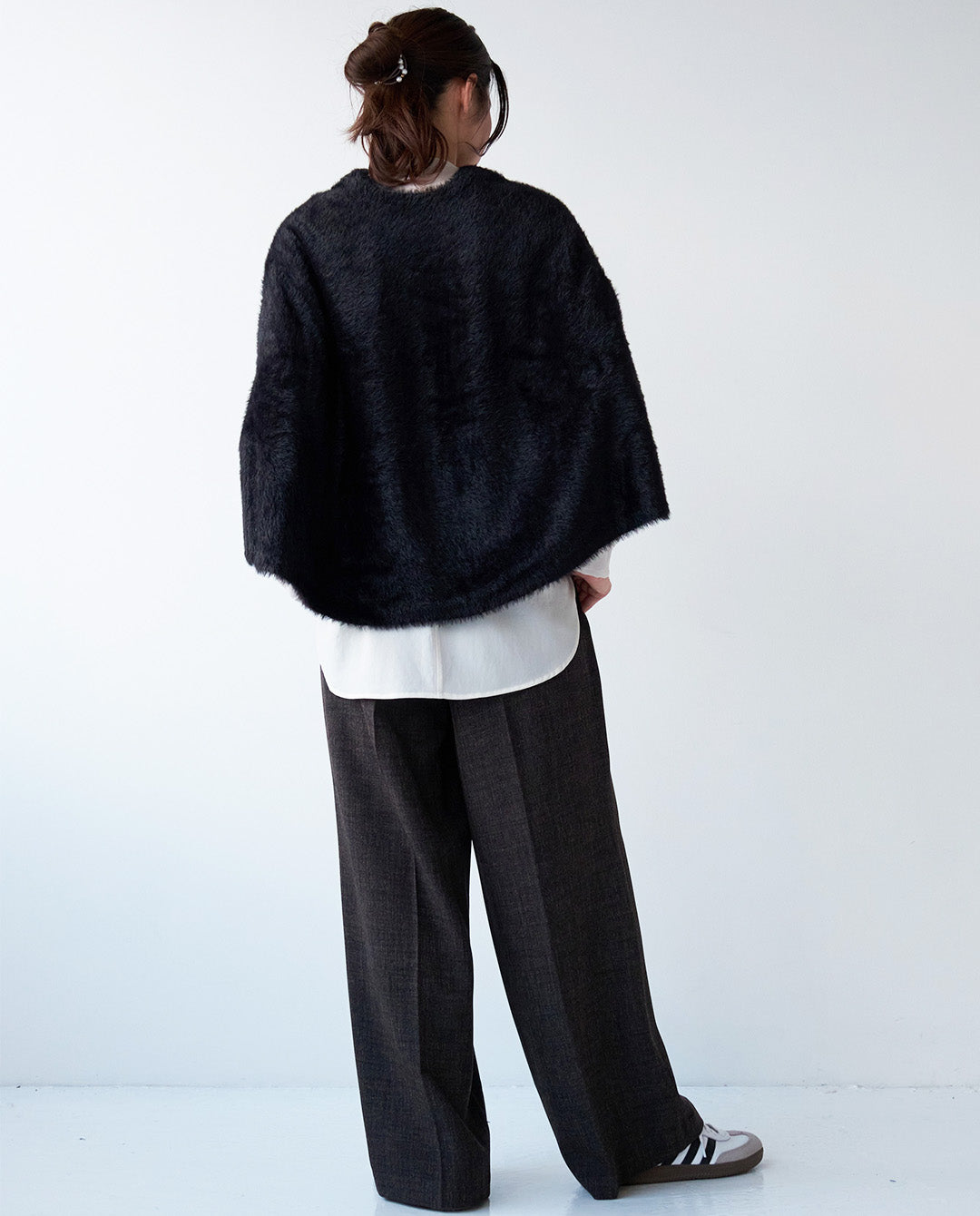 マニッシュタックワイドパンツ