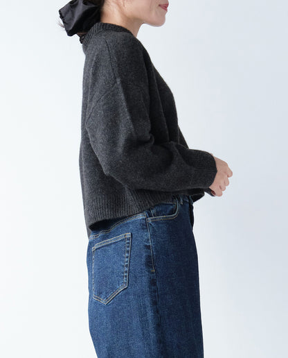 襟付きショートニット