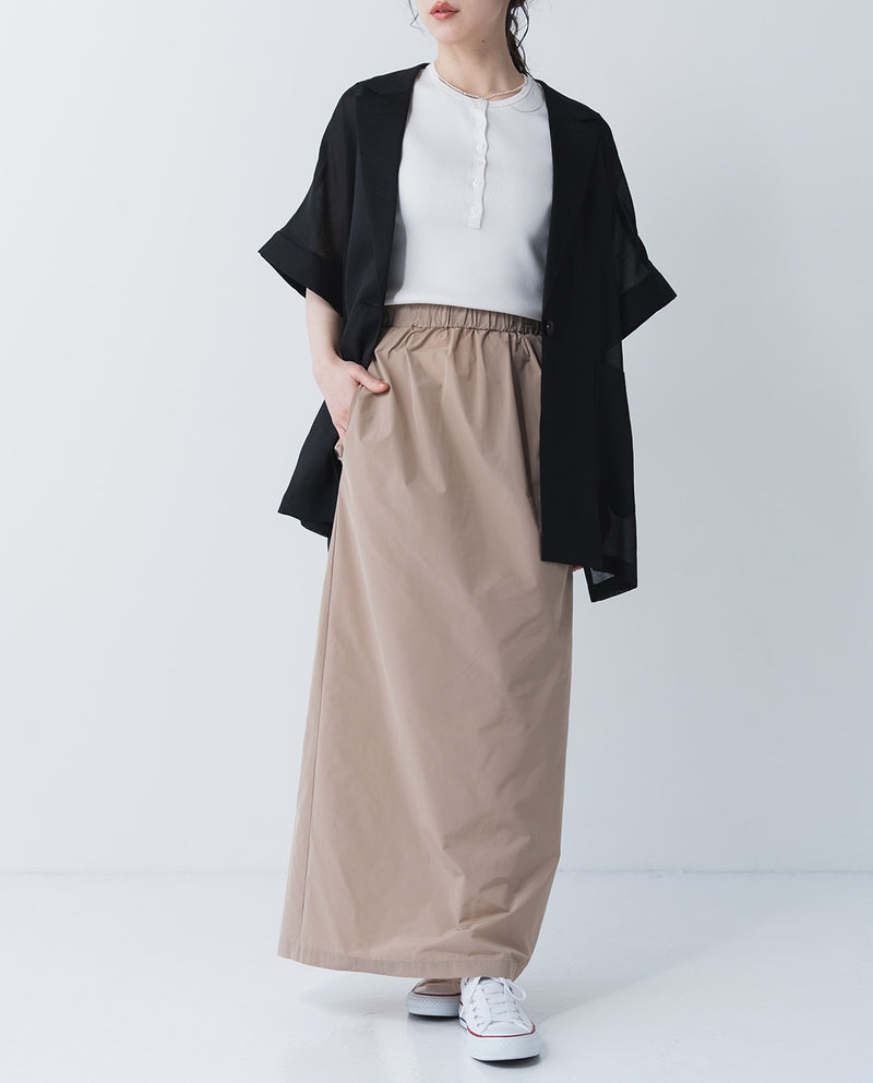 バックスリットナロースカート