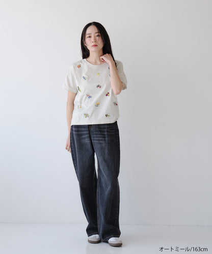 フルーツ刺繍Tシャツ
