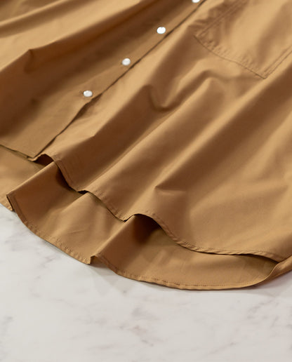 バックギャザーワイドブラウス