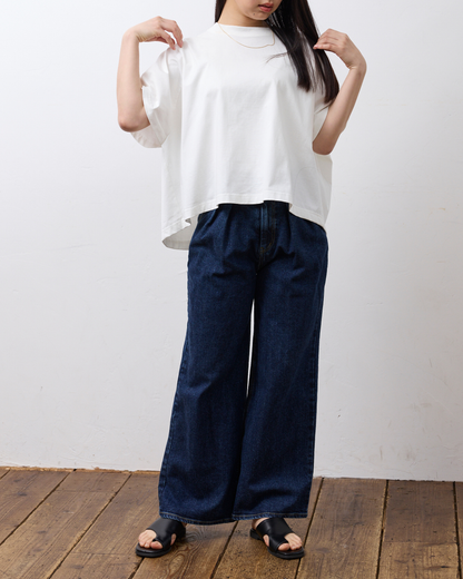 【KAIHARA】フロントタックバギーデニム