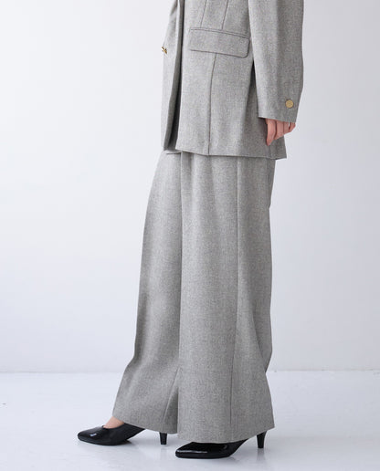 マニッシュタックワイドパンツ