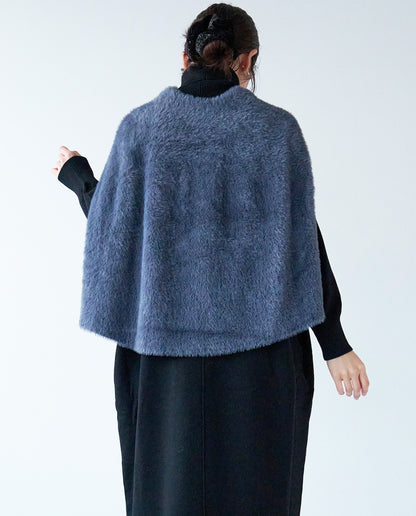 フェザーニットケープ