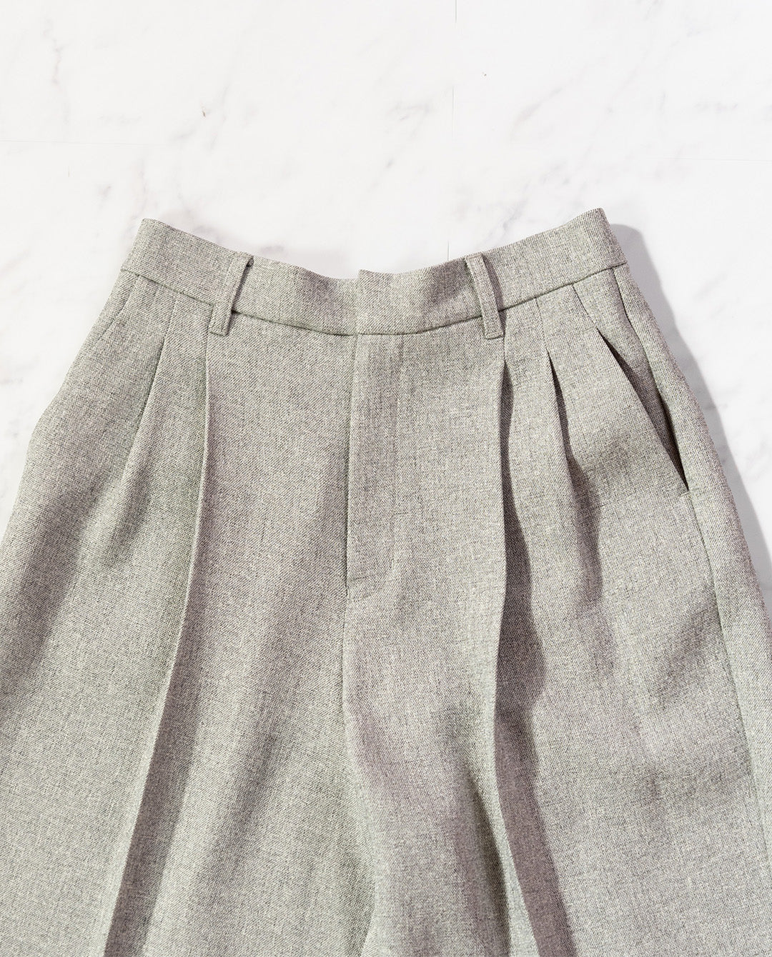 マニッシュタックワイドパンツ