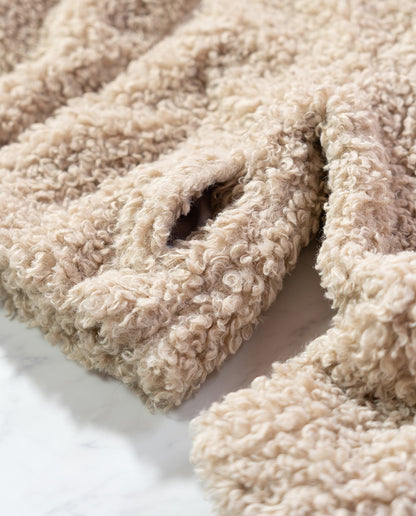 ループファーショートブルゾン