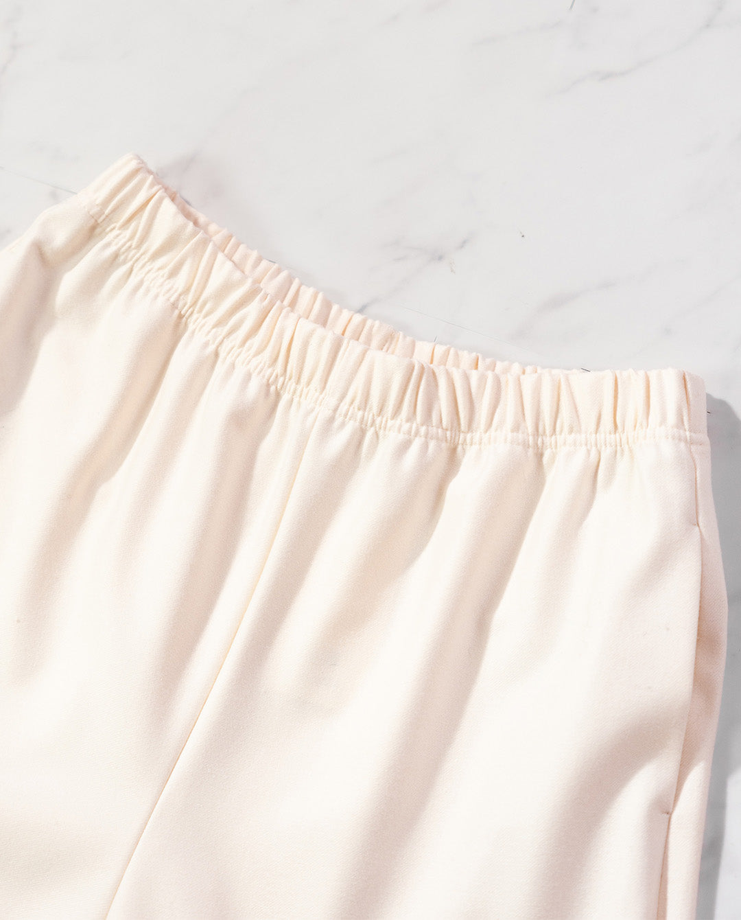 両面起毛イージーワイドパンツ