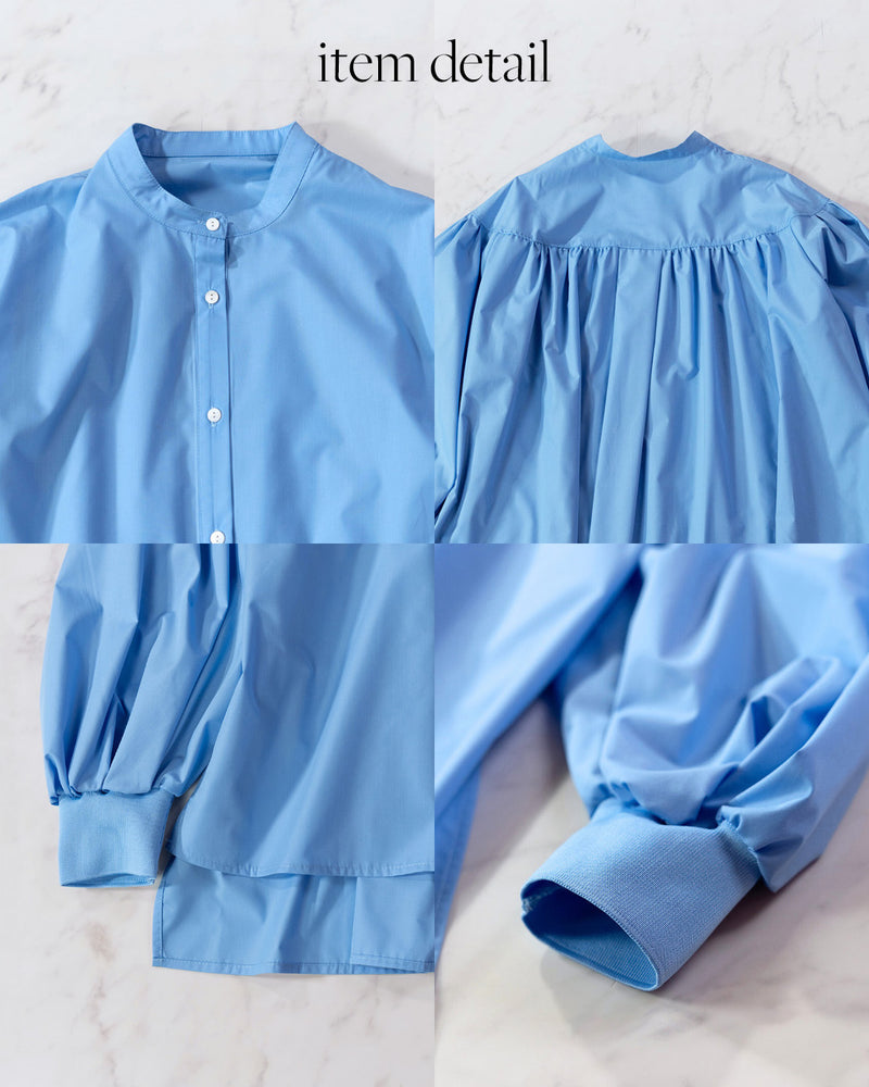 袖リブボリュームブラウス