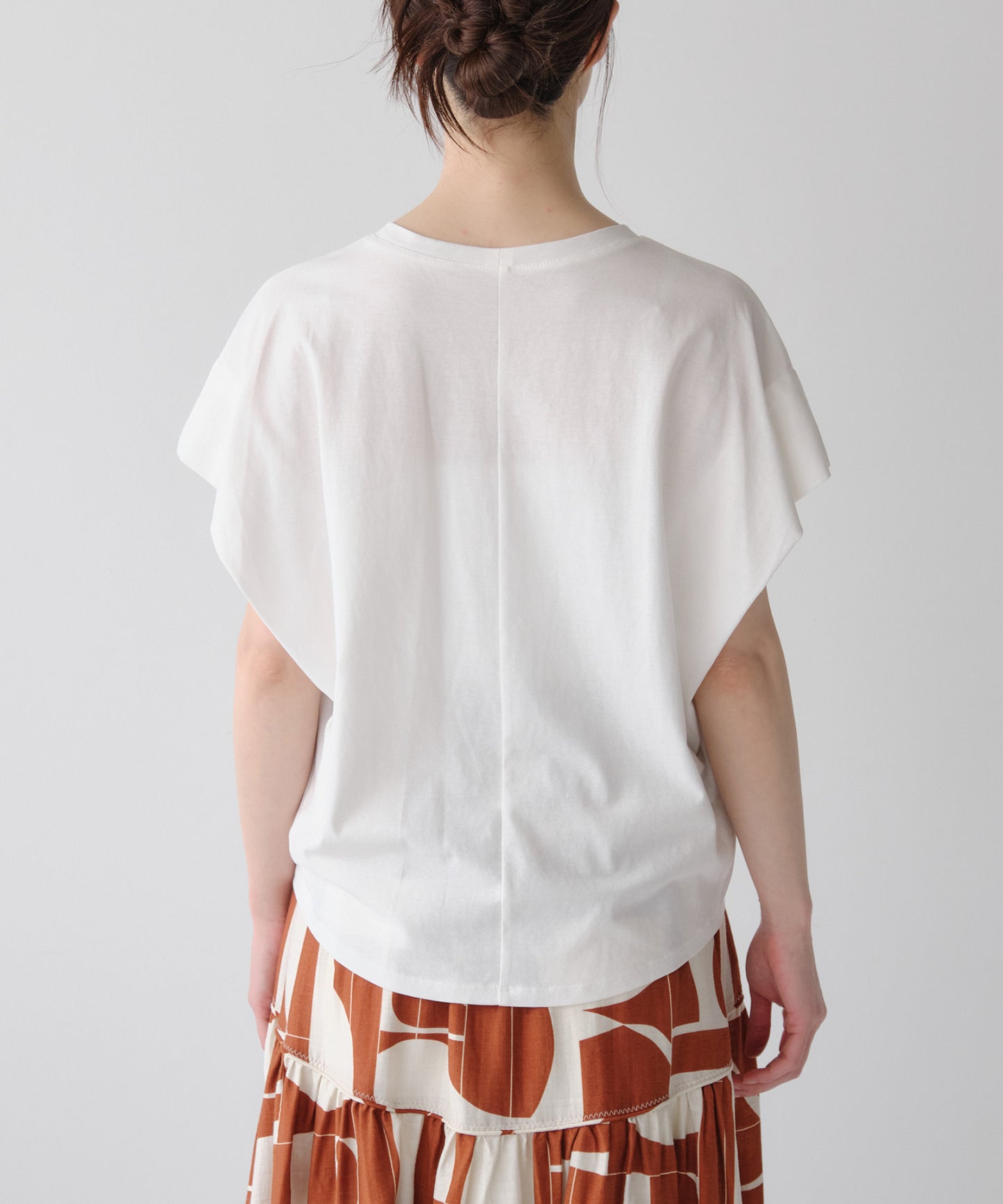 配色ロゴTシャツ