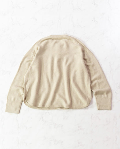 ヘンリーネックニットプルオーバー