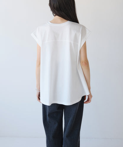 レースフォトフレンチTシャツ