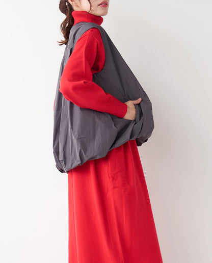 バルーンジップアップベスト