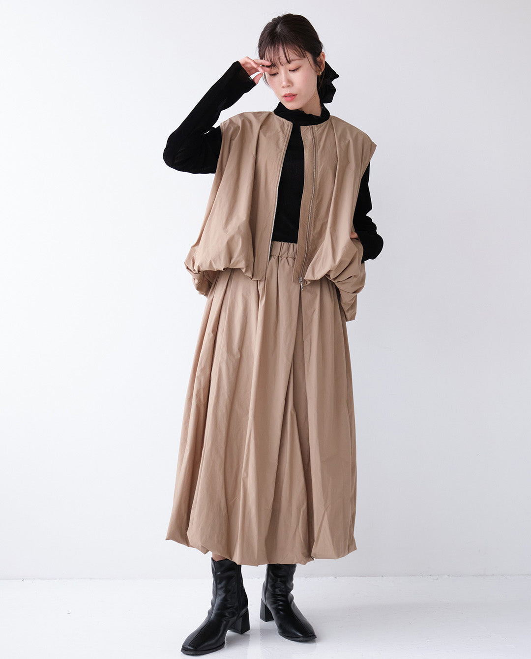 バルーンロングスカート