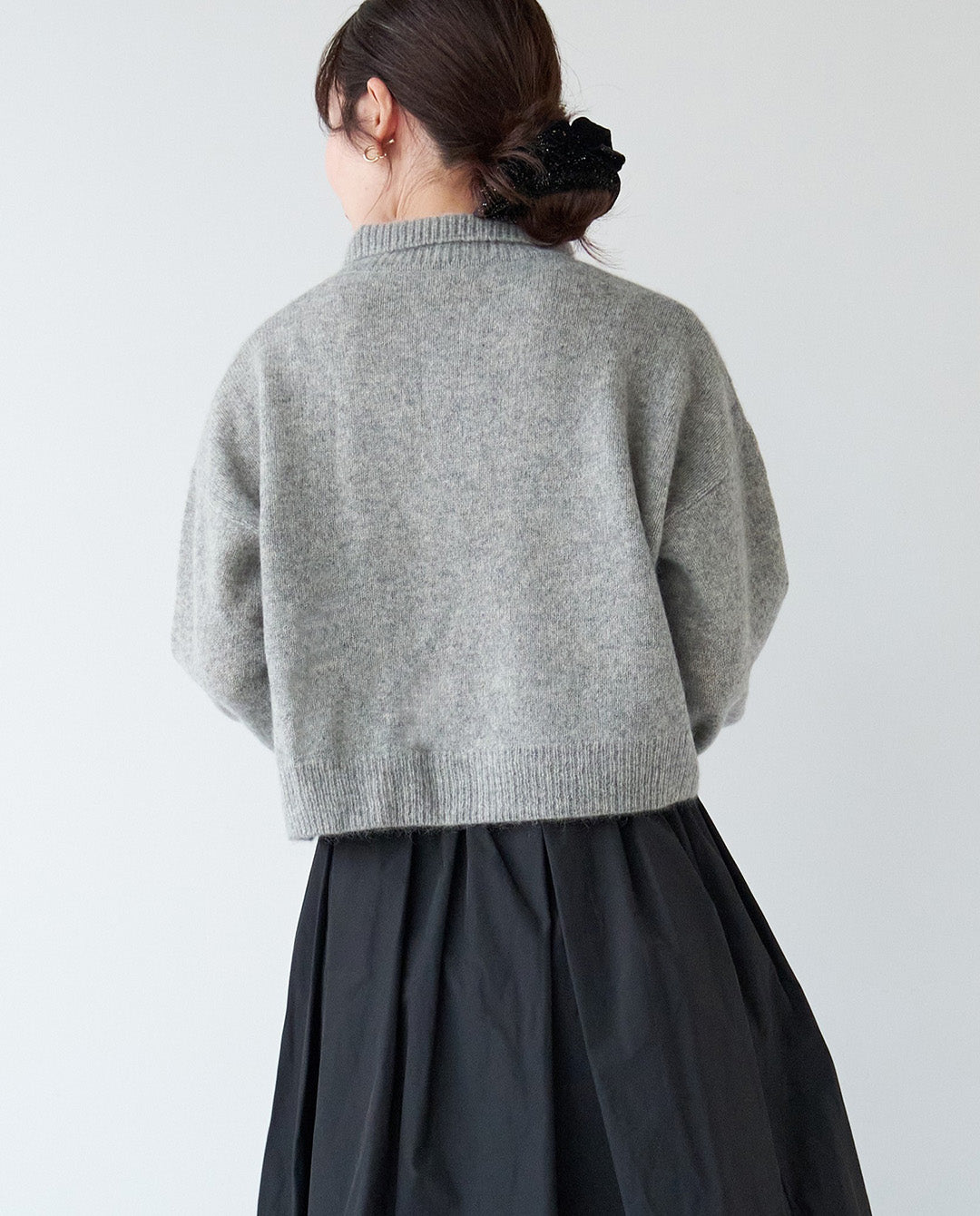 襟付きショートニット