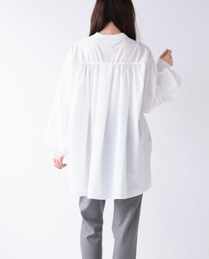 袖リブボリュームブラウス