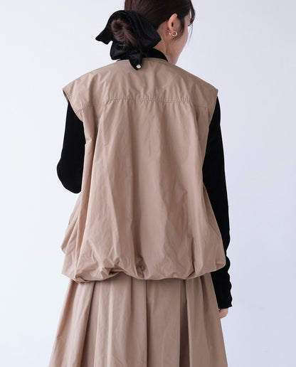 バルーンジップアップベスト