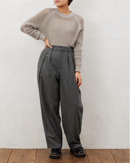 SUWAニットラメリリープルオーバー