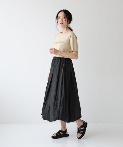 立体ロゴ刺繍Tシャツ