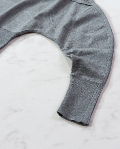 リブ切り替えニット