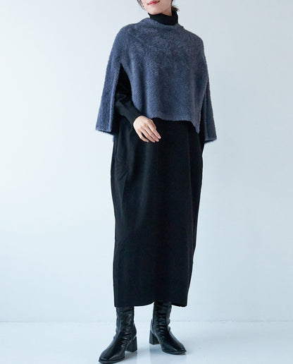 フェザーニットケープ