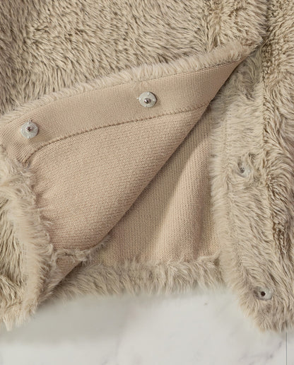 フェザーニットジャケット