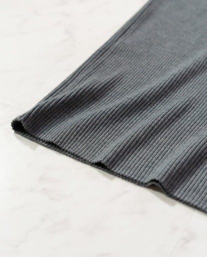 リブニットスカート