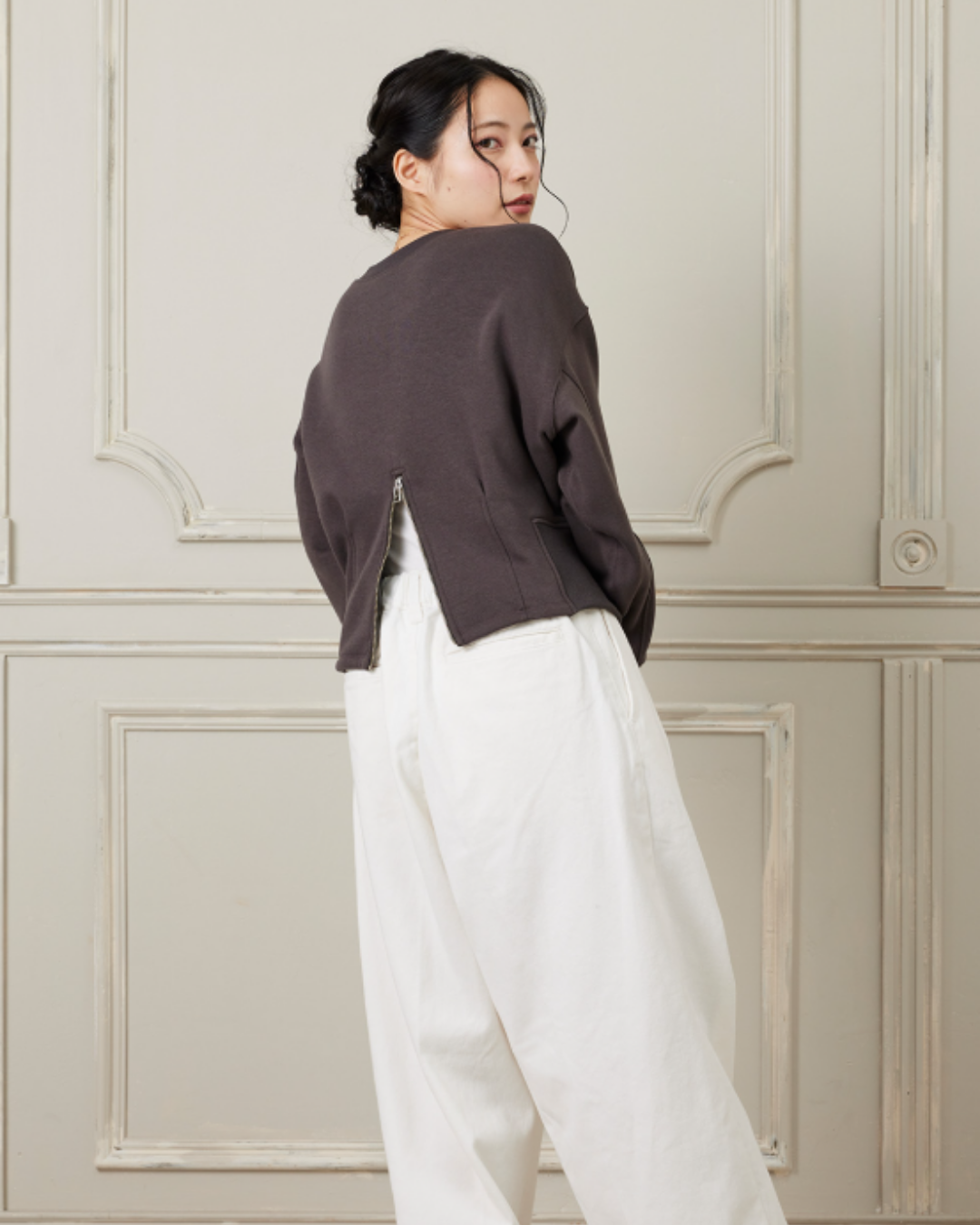 ボンバーヒートコルセットスウェット