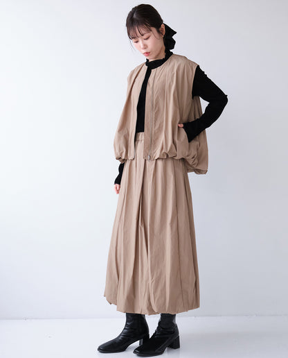 バルーンジップアップベスト