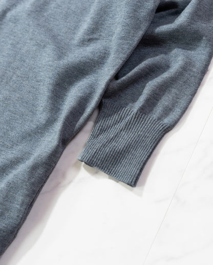 コクーンハイネックニットワンピース