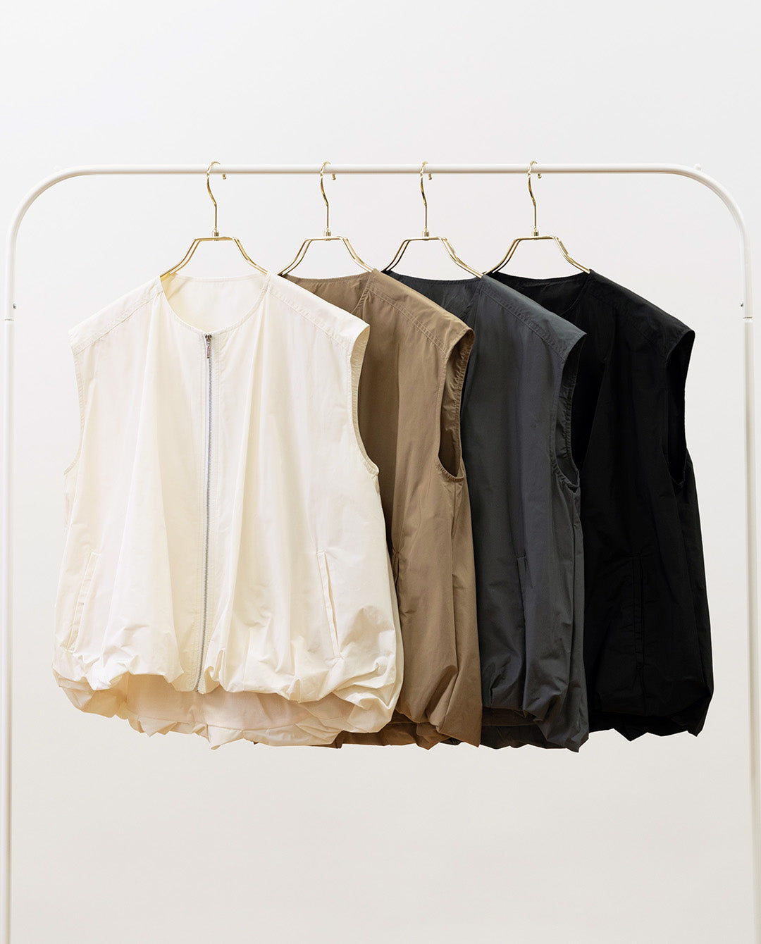 バルーンジップアップベスト