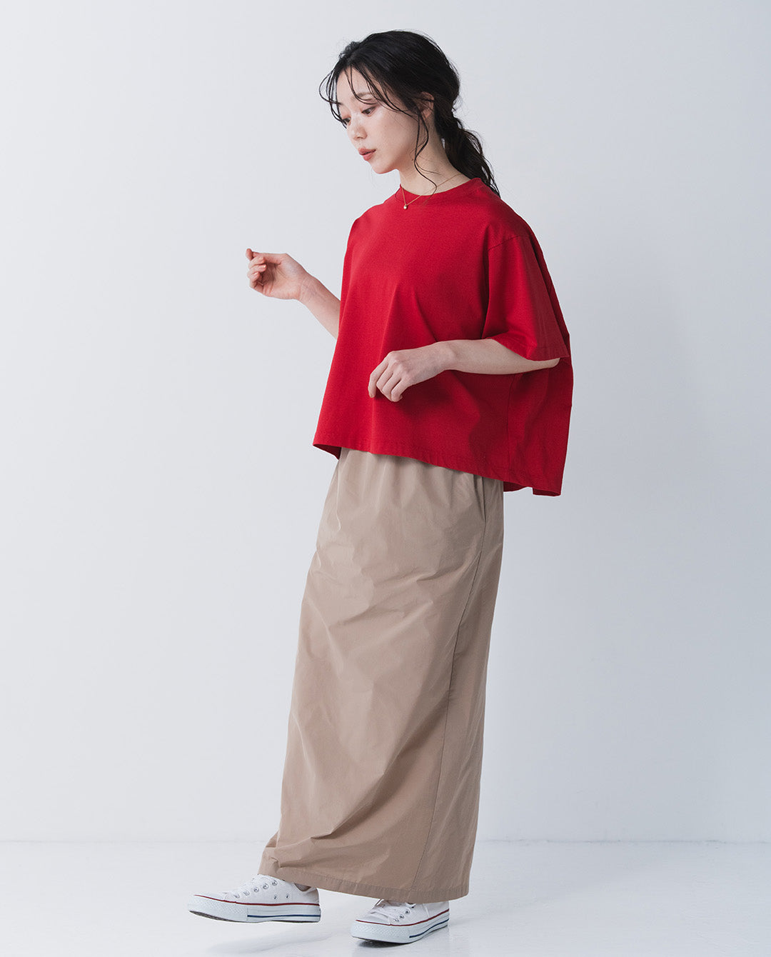 バックスリットナロースカート