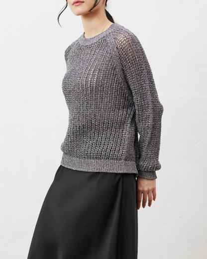 SUWAニットラメリリープルオーバー