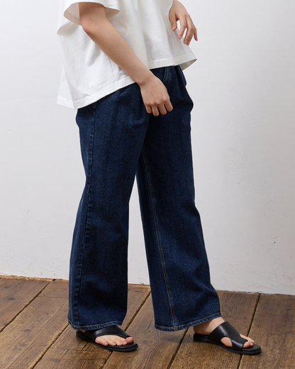 【KAIHARA】フロントタックバギーデニム