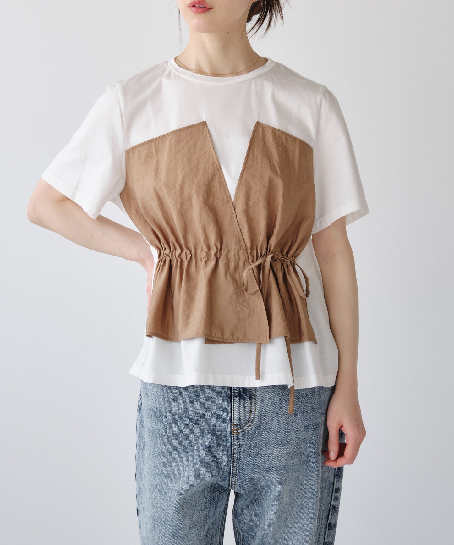 【予約商品】ビスチェライクドロストTシャツ